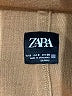 Zara 100% Polyester Brown Coat Size S - photo 6