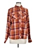 Marmot Plaid Brown Long Sleeve Button-Down Shirt Size M - photo 1