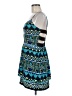 Bebe 100% Polyester Print Blue Casual Dress Size M - photo 5
