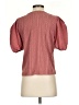 MNG Burgundy Short Sleeve Blouse Size XS - photo 2