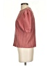 MNG Burgundy Short Sleeve Blouse Size XS - photo 5