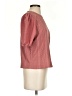 MNG Burgundy Short Sleeve Blouse Size XS - photo 4