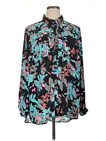 Boutique + Long Sleeve Blouse (view 1)