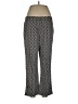 CAbi Polka Dots Gray Casual Pants Size 8 - photo 1
