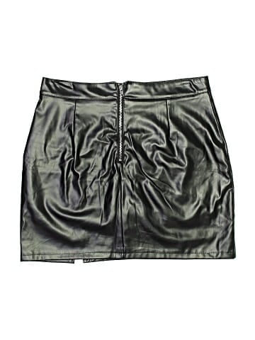 Assorted Brands Faux Leather Skirt (view 2)