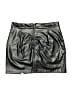 Assorted Brands Metallic Silver Faux Leather Skirt Size L - photo 2
