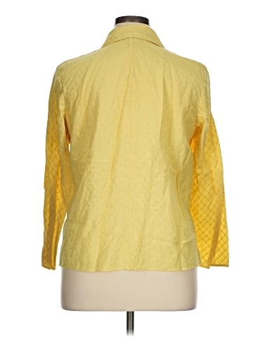Sigrid Olsen Sport 3/4 Sleeve Button-Down Shirt (view 2)