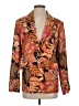 Flying Tomato 100% Polyester Print Orange Blazer Size S - photo 1