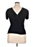 Dana Buchman Solid Black Short Sleeve Top Size XL - photo 2