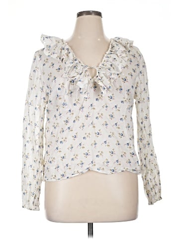 WAYF Long Sleeve Blouse (view 1)
