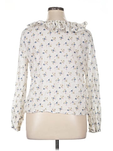 WAYF Long Sleeve Blouse (view 2)