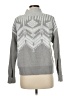 Alya Chevron-herringbone Gray Pullover Sweater Size M - photo 2