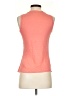 Athleta 100% Linen Orange Sleeveless Top Size XXS - photo 2