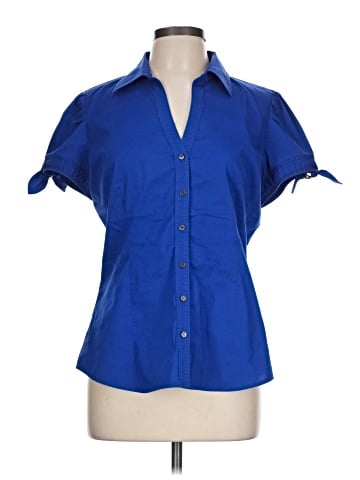 Express Design Studio Short Sleeve Blouse (view 1)