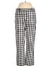 Theory Checkered-gingham Ivory Casual Pants Size 2 - photo 1