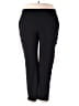 Saint + Sofia Solid Black Active Pants Size 3X - photo 1