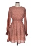 Shein 100% Polyester Brown Casual Dress Size L - photo 1