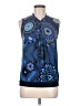 Desigual Blue Sleeveless Blouse Size M - photo 1