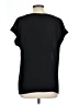Worthington 100% Polyester Black Short Sleeve Top Size L - photo 2