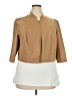 Studio One 100% Polyester Tan Cardigan Size 18W - photo 1