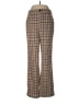 Shein Plaid Brown Dress Pants Size 6 - photo 1