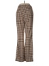 Shein Plaid Brown Dress Pants Size 6 - photo 2