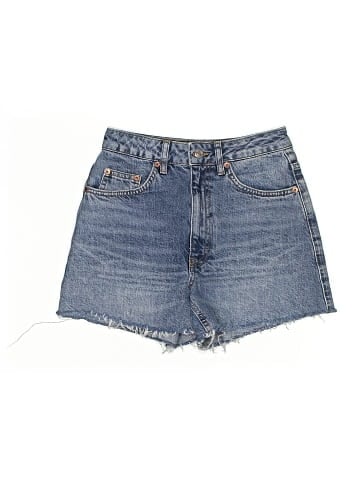 Topshop Denim Shorts (view 1)