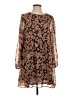 Sanctuary 100% Polyester Print Brown Casual Dress Size S - photo 1
