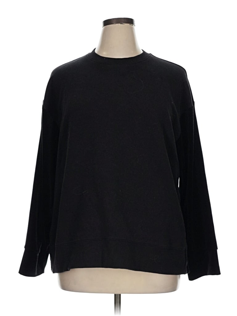 Pre-owned Athleta Sweatshirt In Black