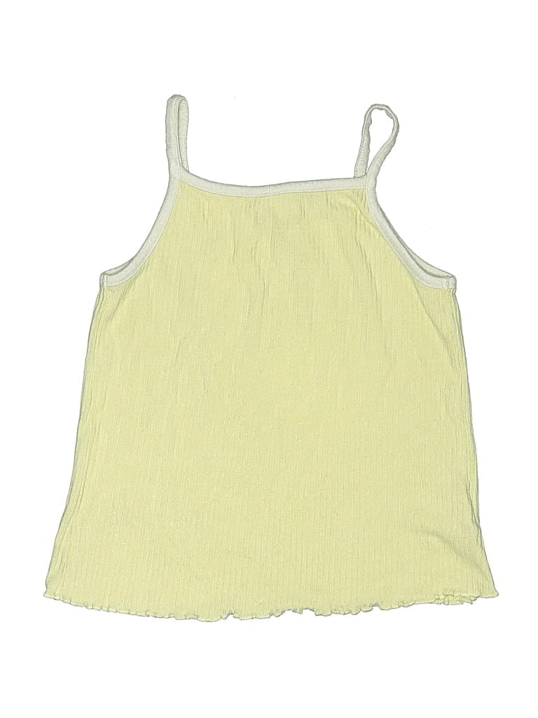 Pre-owned Rumi + Ryder Kids' Sleeveless Top Yellow Halter Neckline Tops