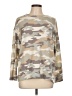 The Sweatshirt Project by French Laundry Camo Tan Pullover Sweater Size L - photo 1