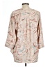 Torrid 100% Polyester Ivory 3/4 Sleeve Blouse Size Lg Plus (0) - photo 2