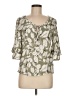 Assorted Brands 100% Viscose Green 3/4 Sleeve Blouse Size EU 38 / US 8 - photo 1