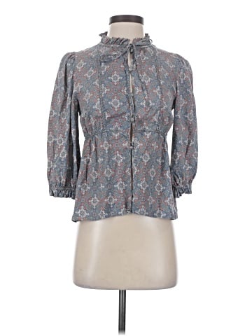 Marc by Marc Jacobs 3/4 Sleeve Silk Top (view 1)