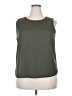DR2 100% Polyester Green Sleeveless Blouse Size XXL - photo 1