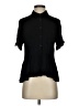 Assorted Brands 100% Rayon Black Short Sleeve Blouse Size S - photo 1