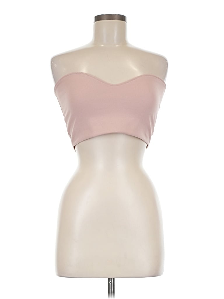 Prettylittlething Tube Top Pink Strapless Neckline Tops