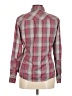 Ascend 100% Polyester Plaid Pink Long Sleeve Blouse Size M - photo 2