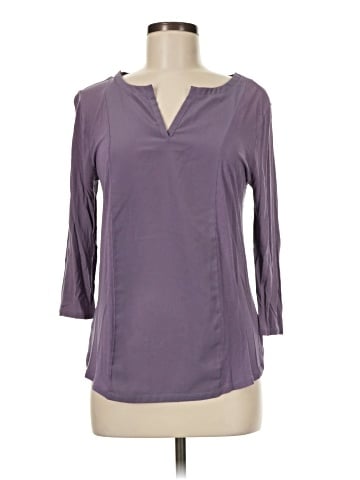 Ann Taylor Factory 3/4 Sleeve T-Shirt (view 1)