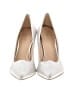 Nine West Metallic Silver Heels Size 8 - photo 2