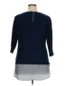 Roz & Ali 100% Cotton Blue Pullover Sweater Size 1X - photo 2