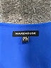 Warehouse 100% Polyester Solid Blue Casual Dress Size 4 - photo 7