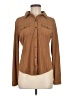 Love Tree Brown Long Sleeve Blouse Size M - photo 1