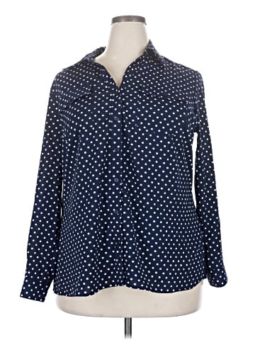 Notations Long Sleeve Button-Down Shirt (view 1)