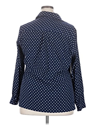 Notations Long Sleeve Button-Down Shirt (view 2)