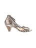 Attention 100% Synthetic Silver Sandals Size 7 1/2 - photo 1
