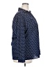 Notations Polka Dots Blue Long Sleeve Button-Down Shirt Size 2X - photo 4