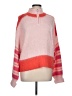 French Connection Color Block Pink Pullover Sweater Size L - photo 1