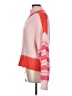 French Connection Color Block Pink Pullover Sweater Size L - photo 5