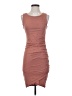 Leith Solid Brown Casual Dress Size S - photo 1